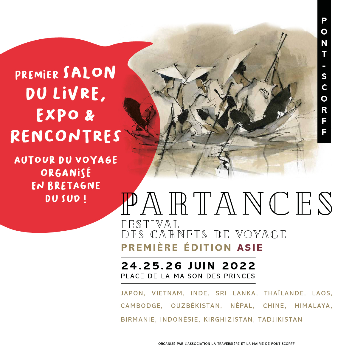 Partances, festival des carnets de voyages Pont-Scorff JUIN 2022